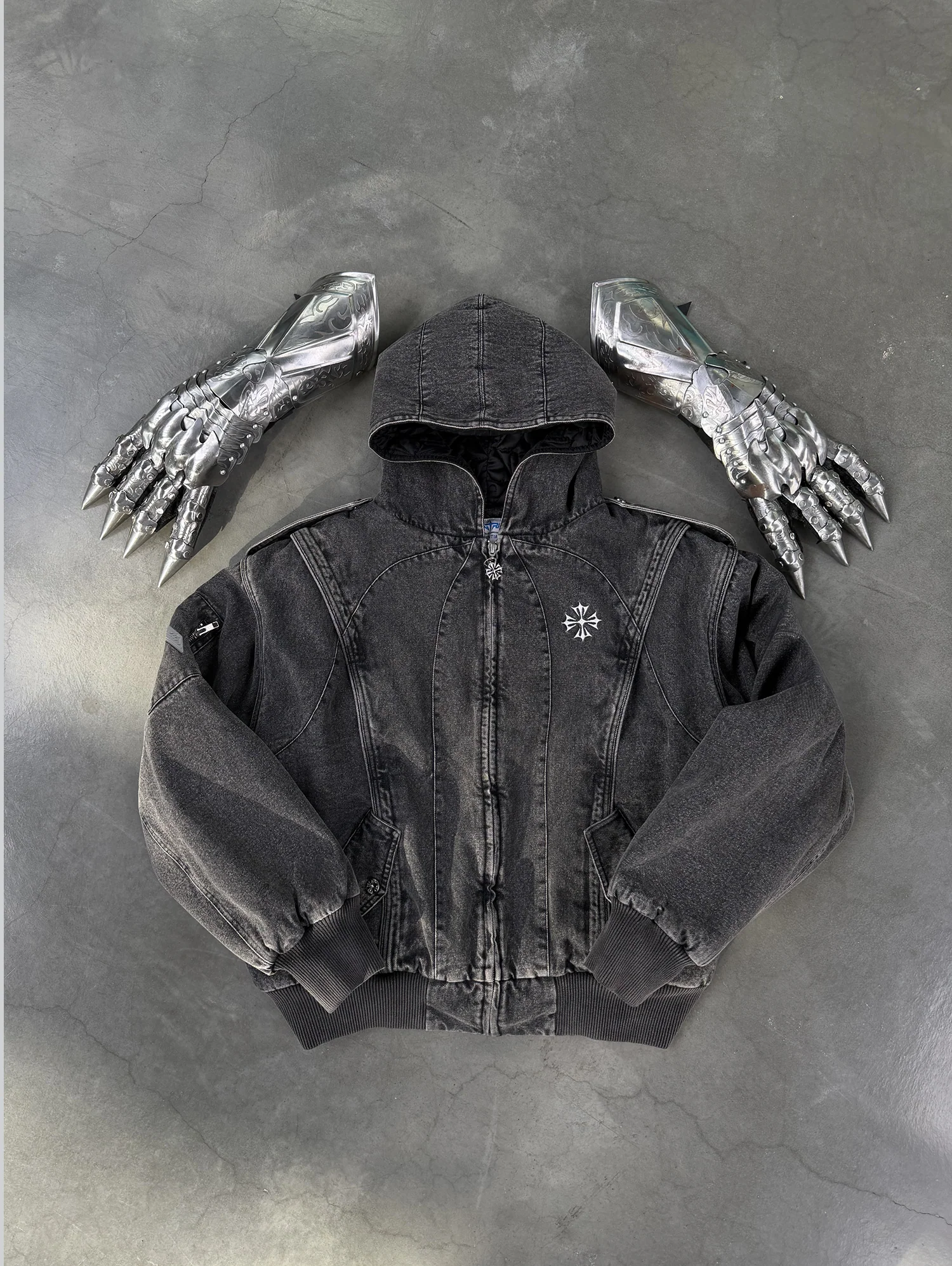 Forged Denim Bomber - PRÉCOMMANDE - Image 11