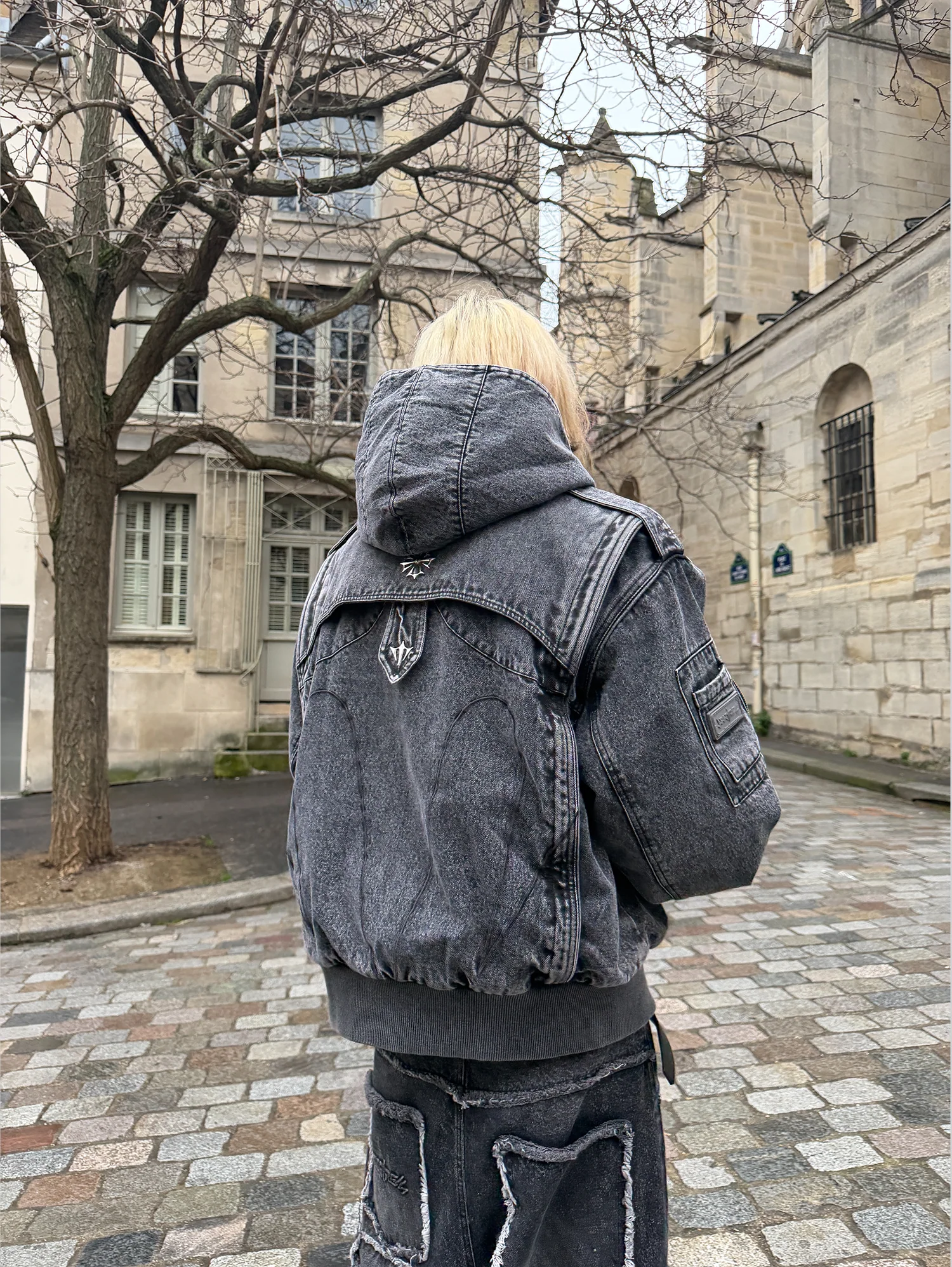 Forged Denim Bomber - PRÉCOMMANDE - Image 13