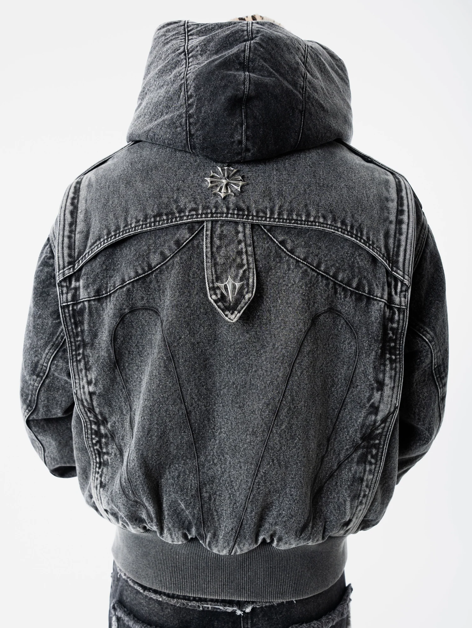Forged Denim Bomber - PRÉCOMMANDE - Image 6