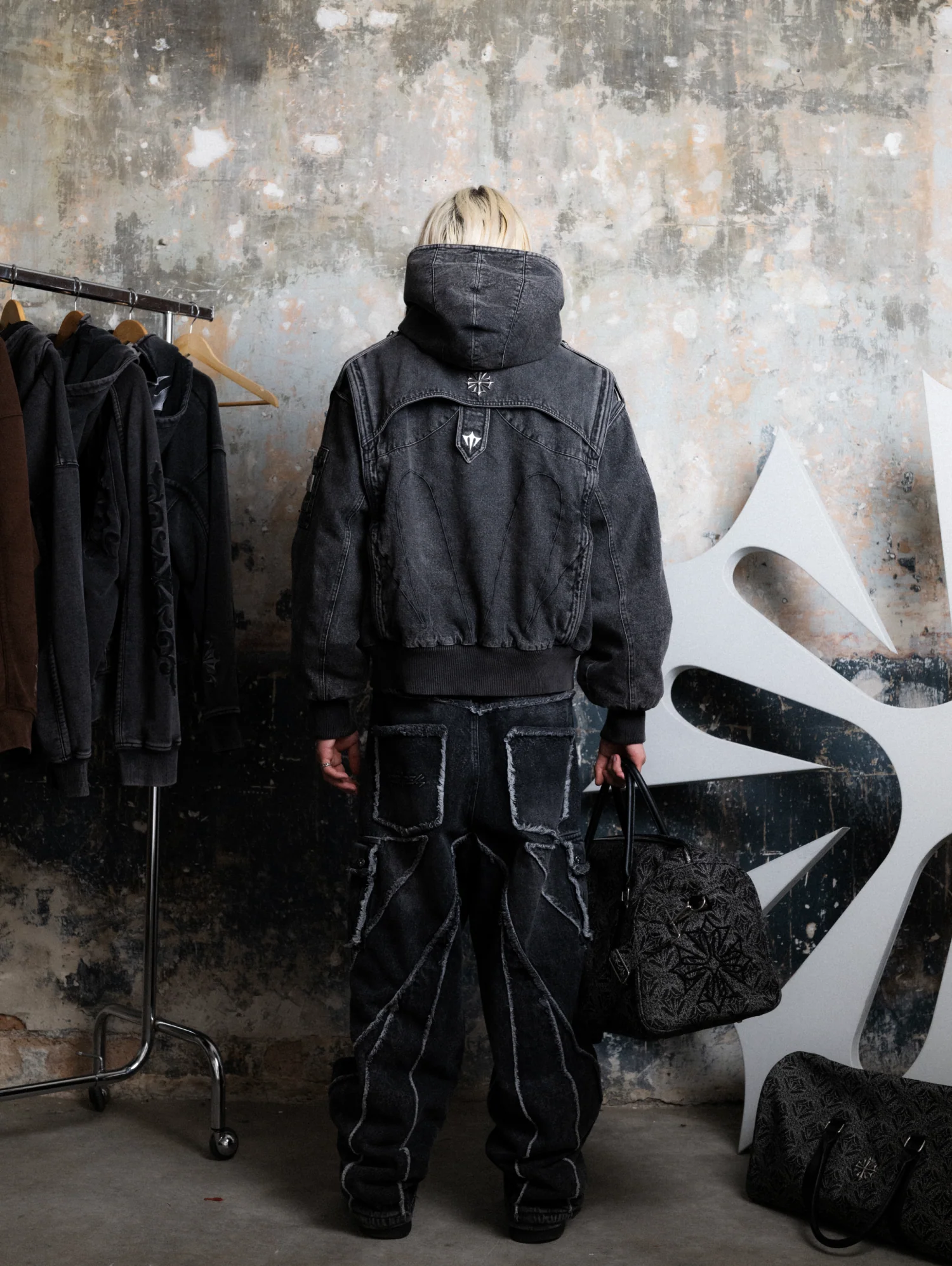 Forged Denim Bomber - PRÉCOMMANDE - Image 7