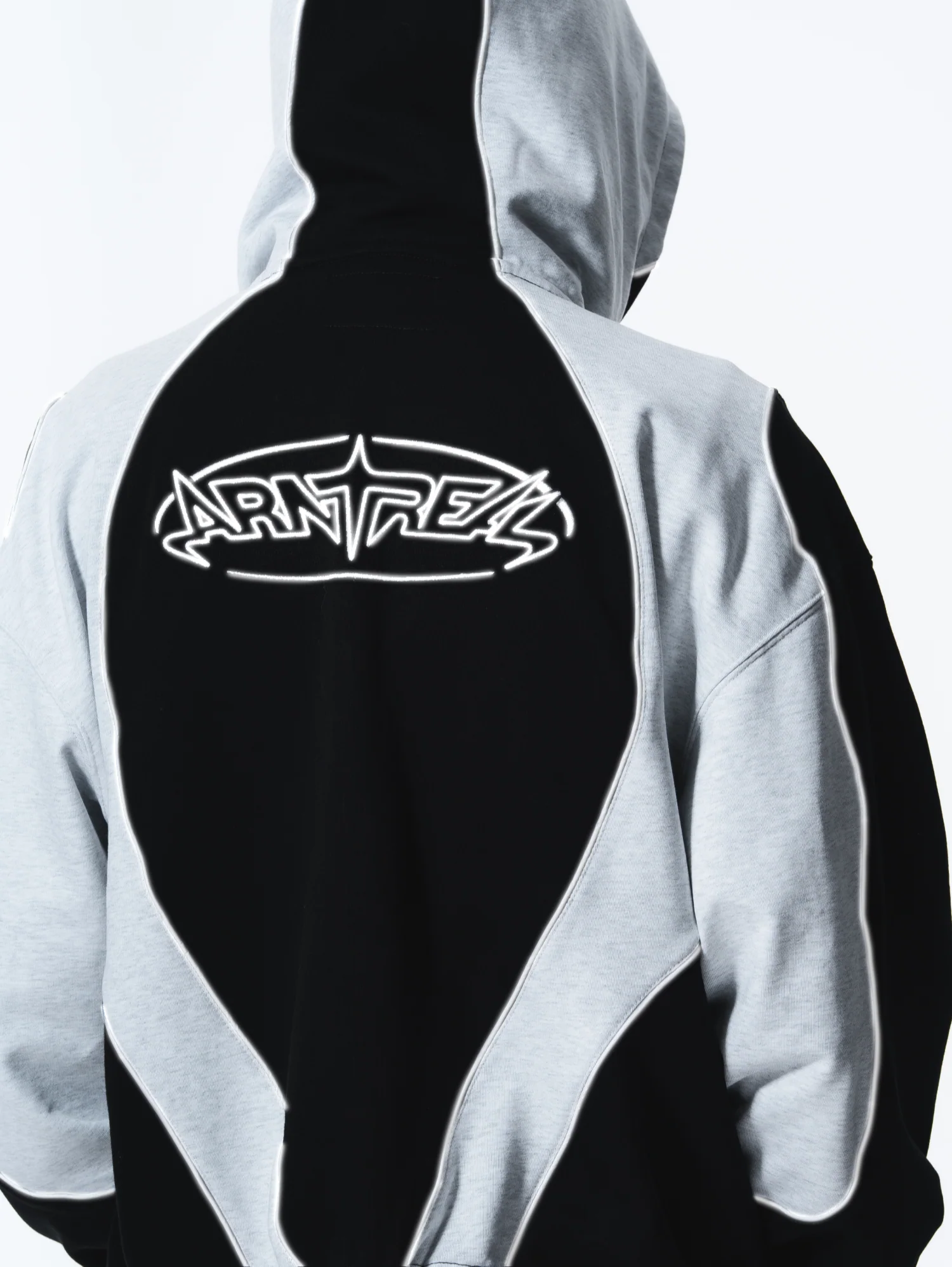 Bicolor Reflective Phantom Hoodie - Image 4