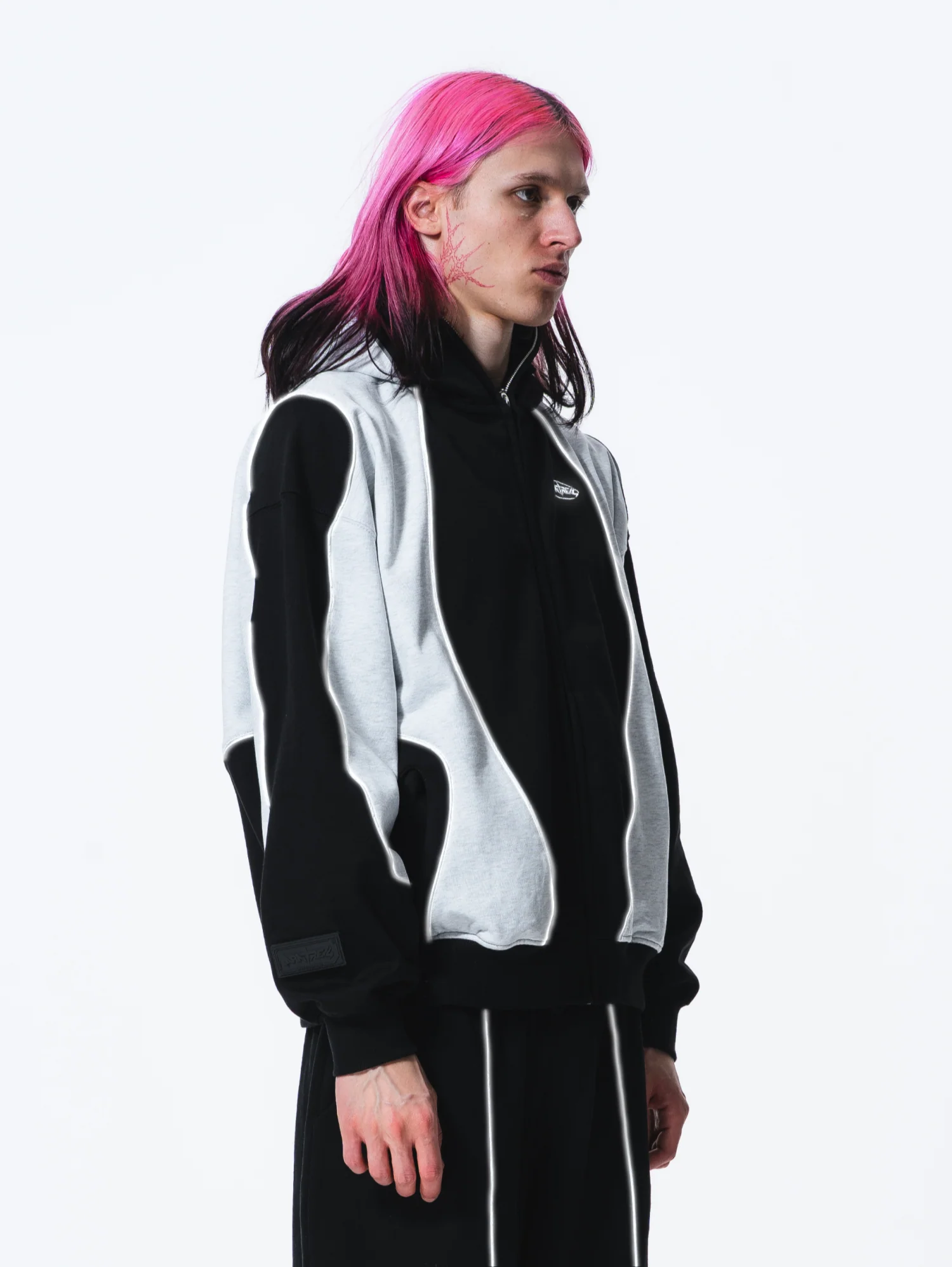 Bicolor Reflective Phantom Hoodie - Image 5