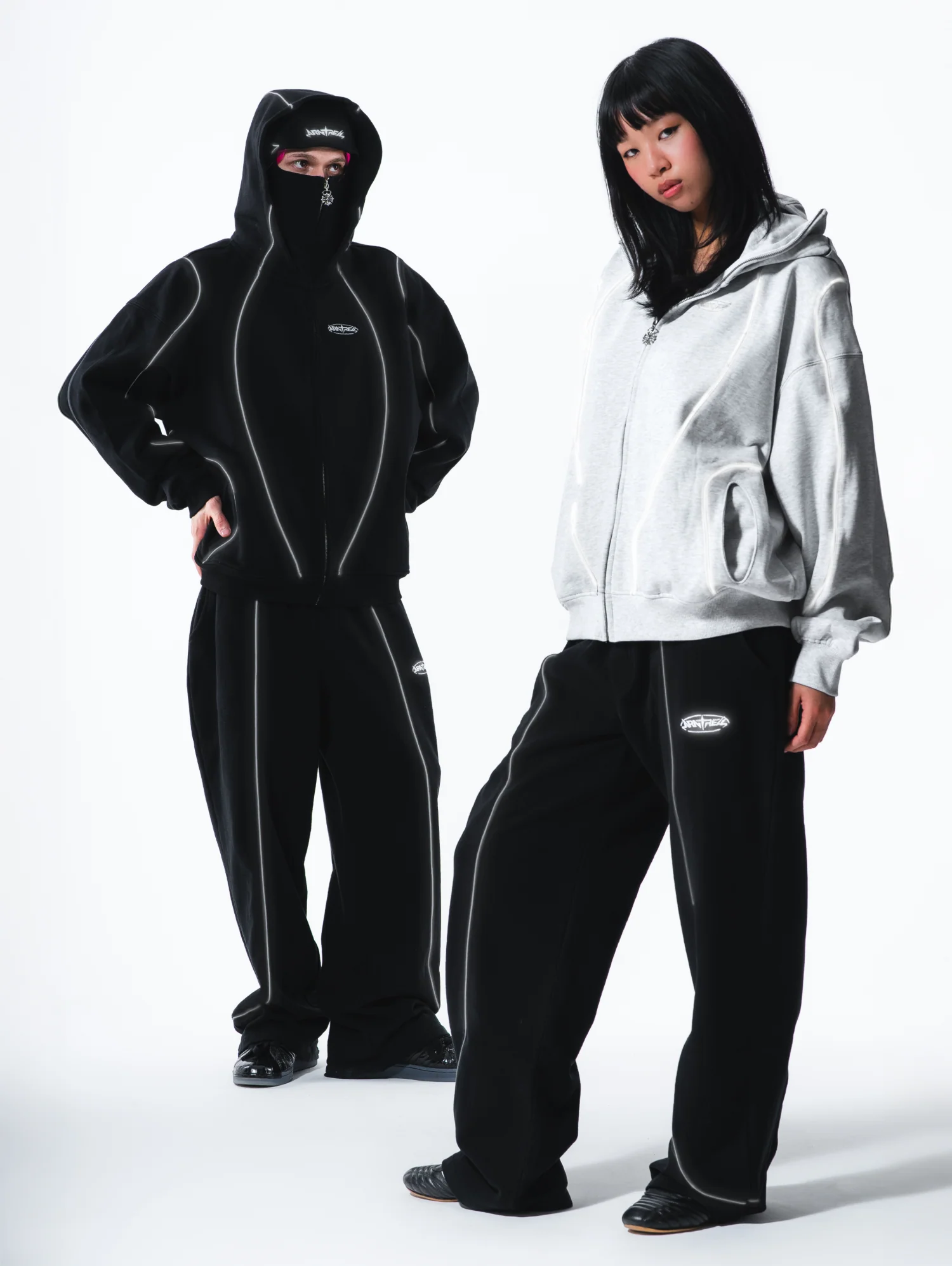 Reflective Phantom Hoodie Grey - Image 10