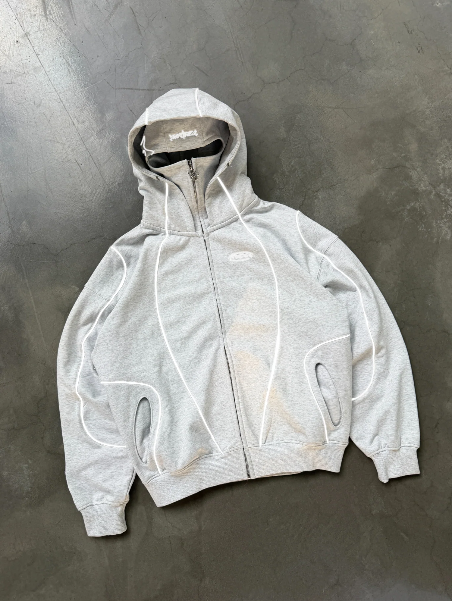 Reflective Phantom Hoodie Grey - Image 14