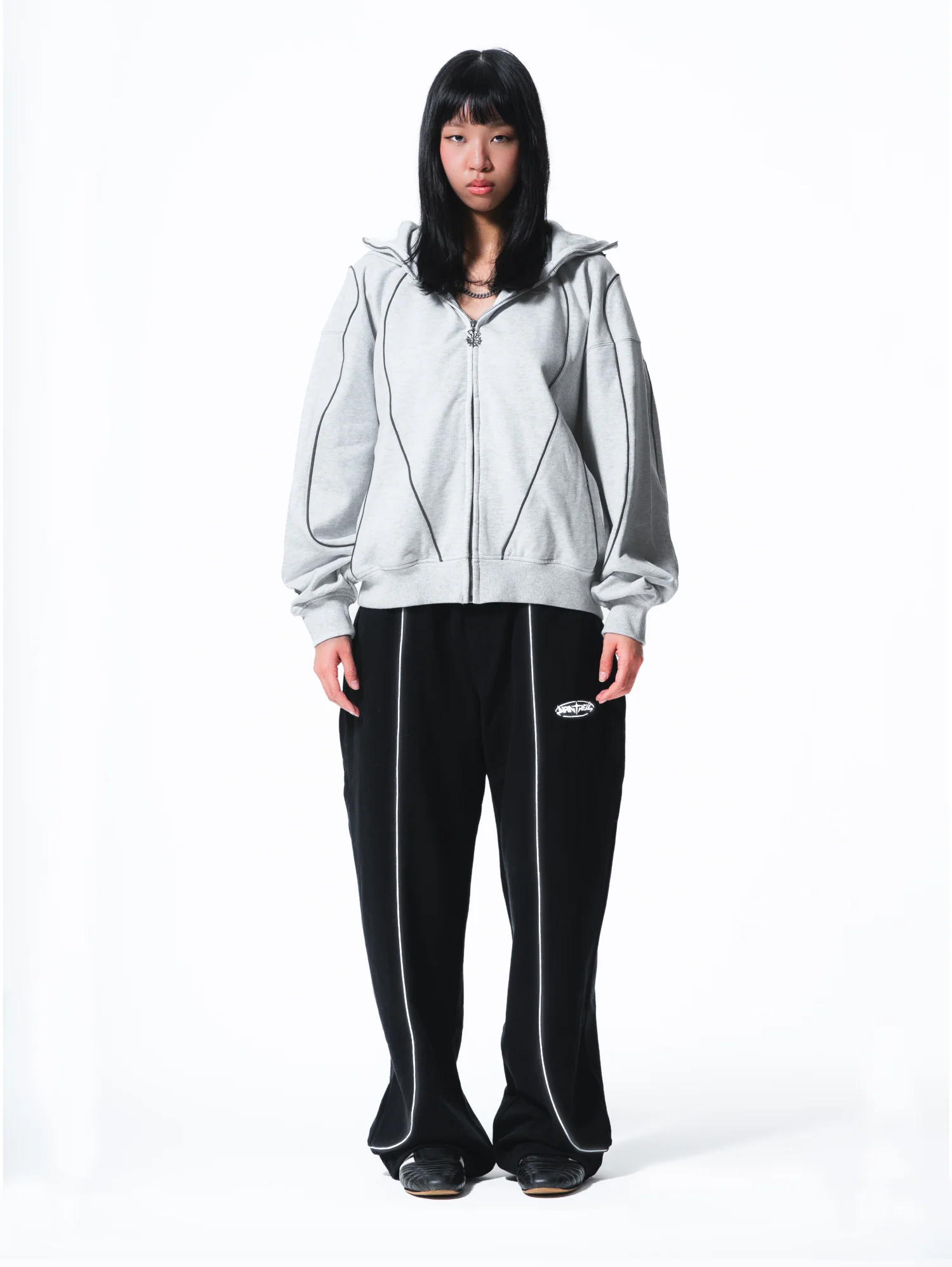Reflective Phantom Hoodie Grey - Image 8
