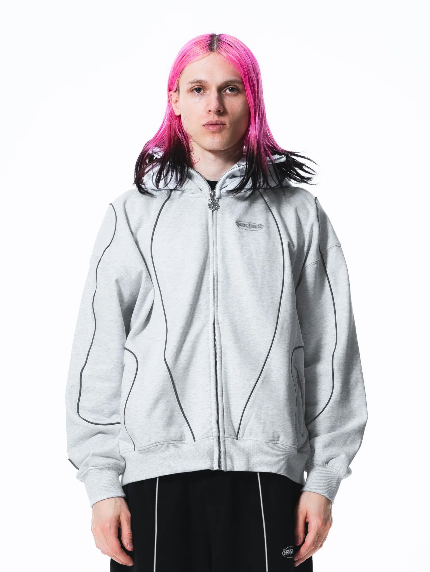 Reflective Phantom Hoodie Grey - Image 9
