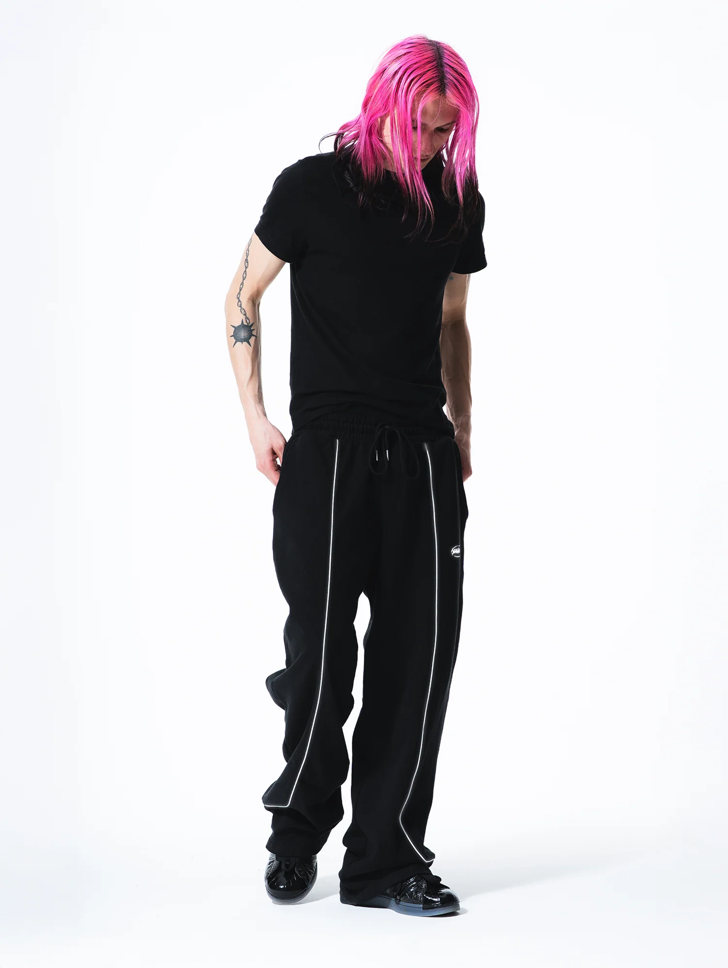 Reflective Sweatpants Black - Image 5