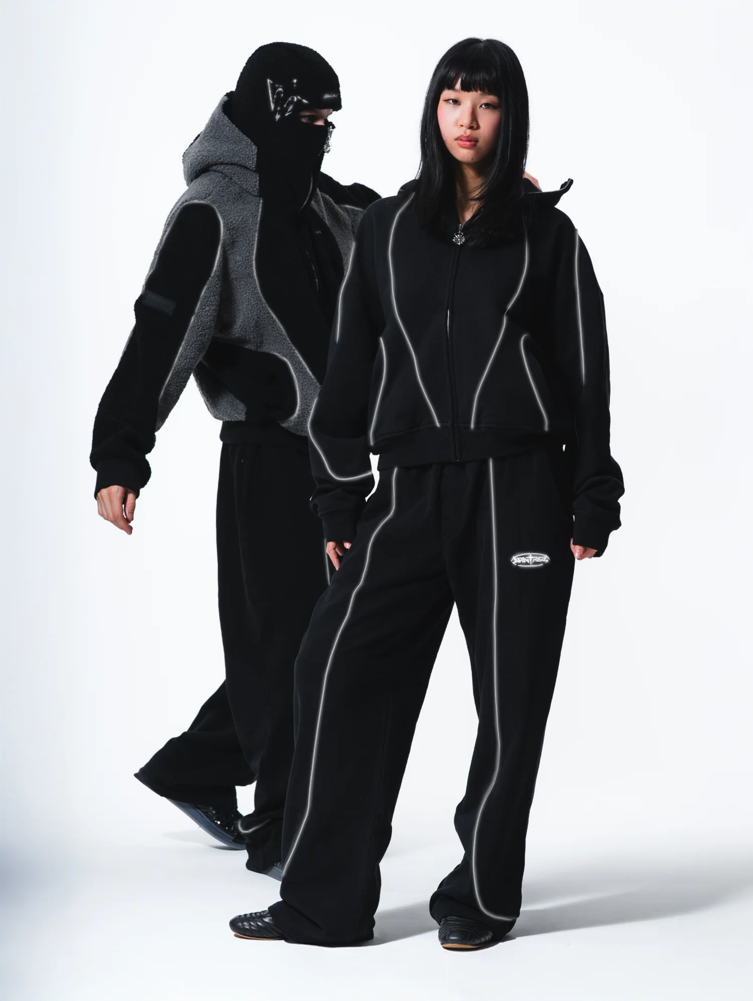 Reflective Sweatpants Black - Image 6