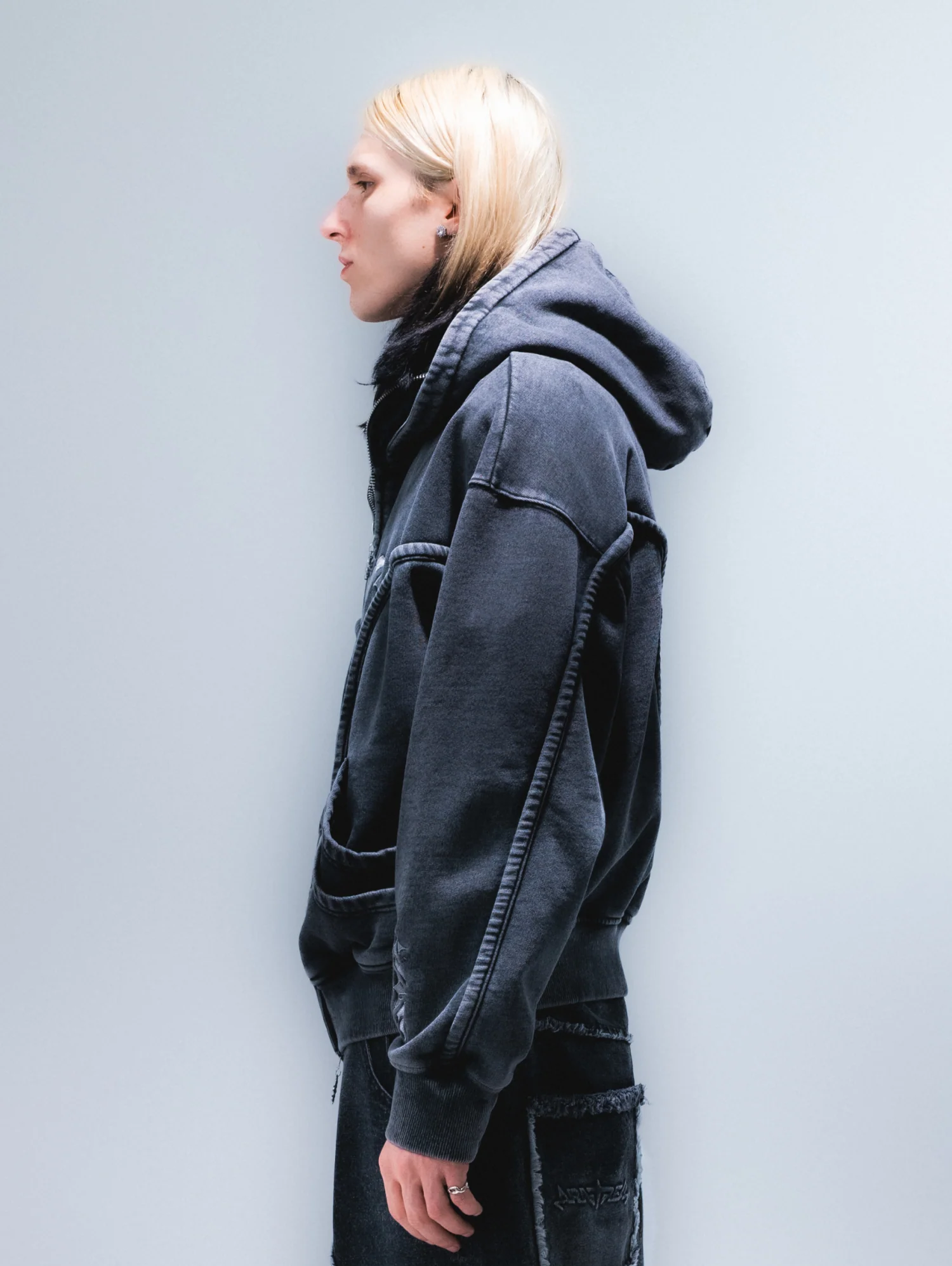 Wash Black Phantom Hoodie - Image 10
