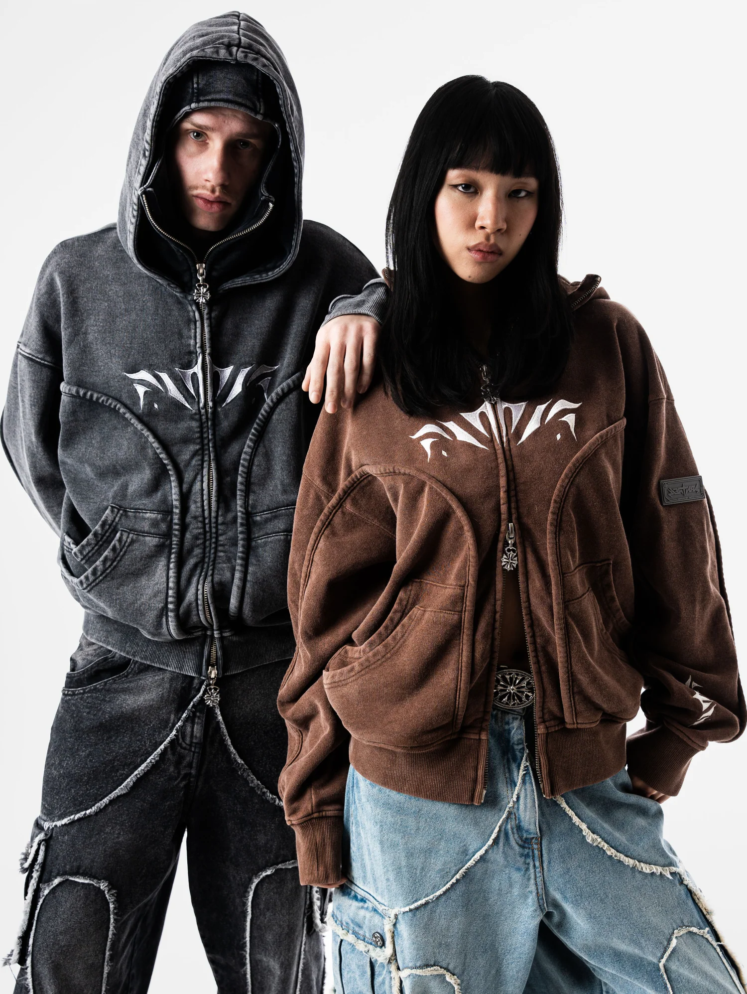 Wash Black Phantom Hoodie - Image 8