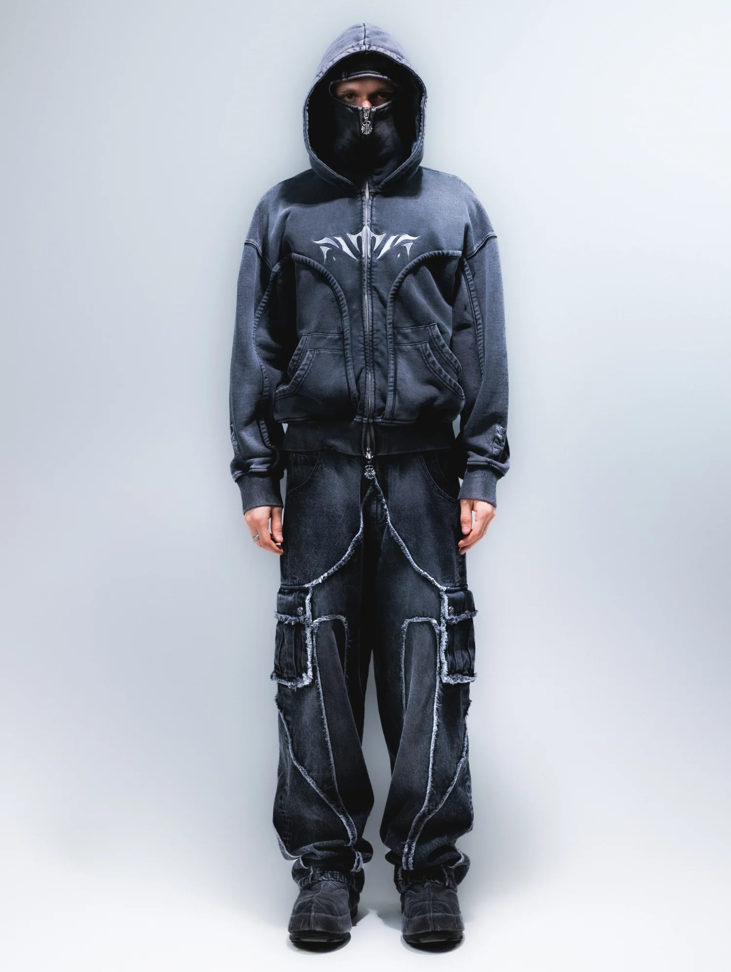 Wash Black Phantom Hoodie - Image 9