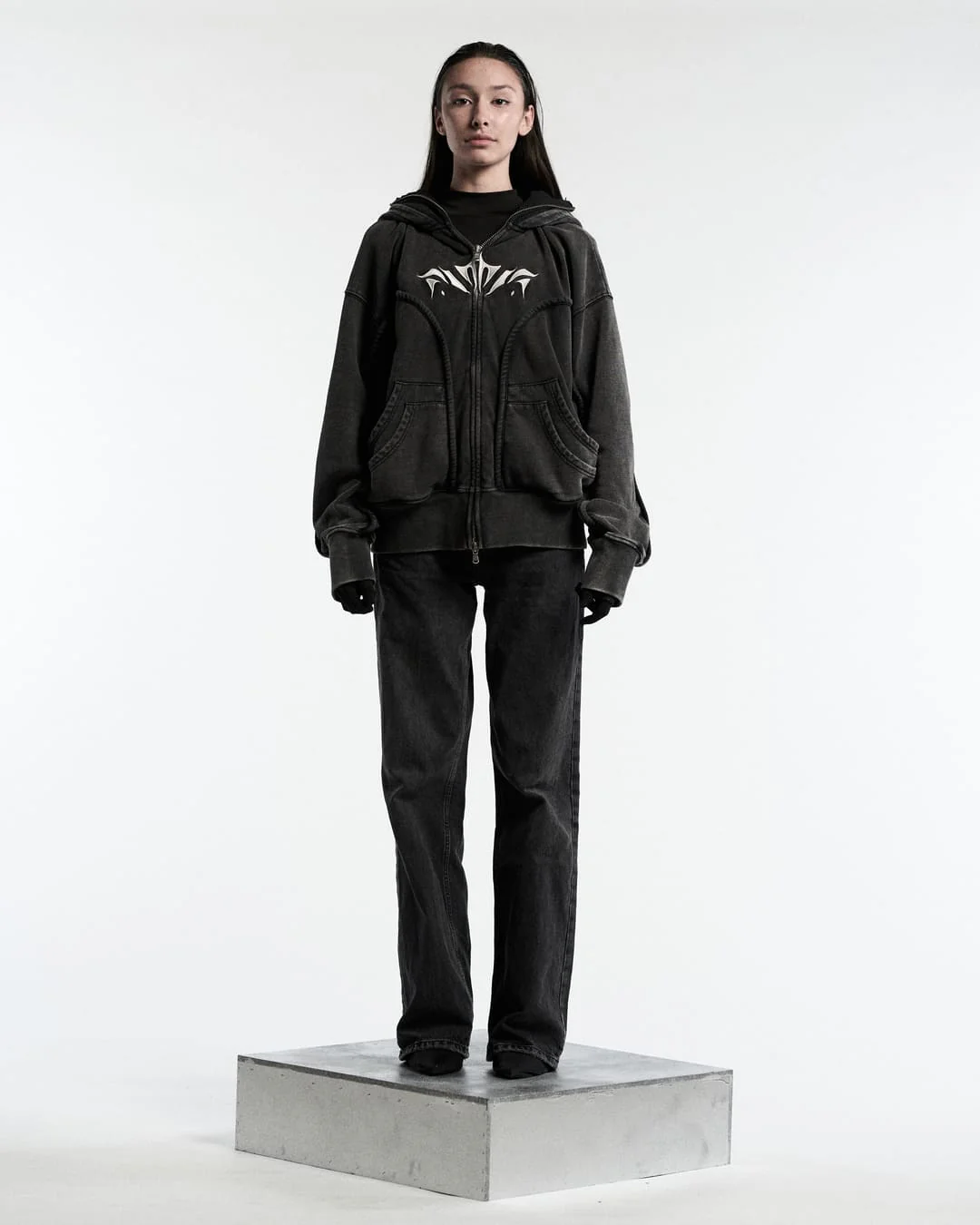 Phantom Hoodie Black - Image 5