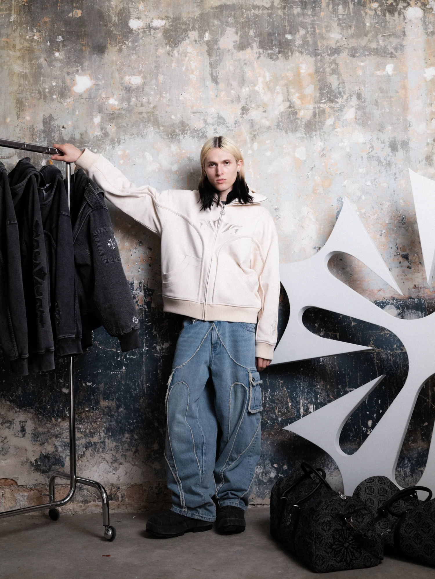 Beige Phantom Hoodie - Image 11