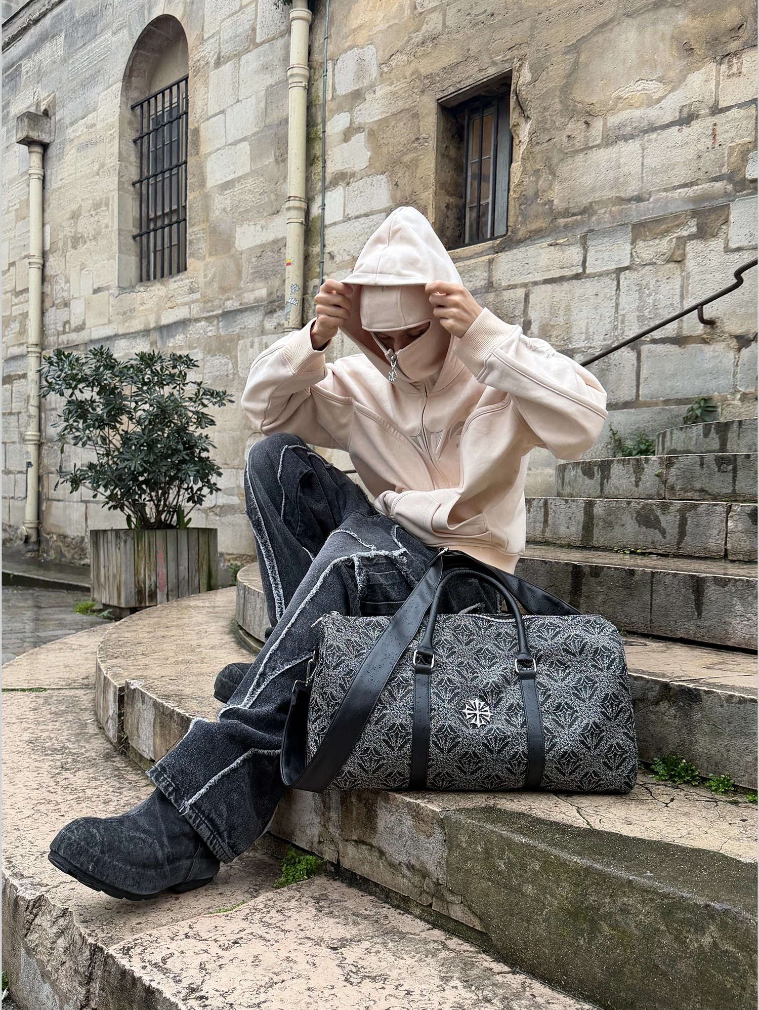 Beige Phantom Hoodie - Image 12
