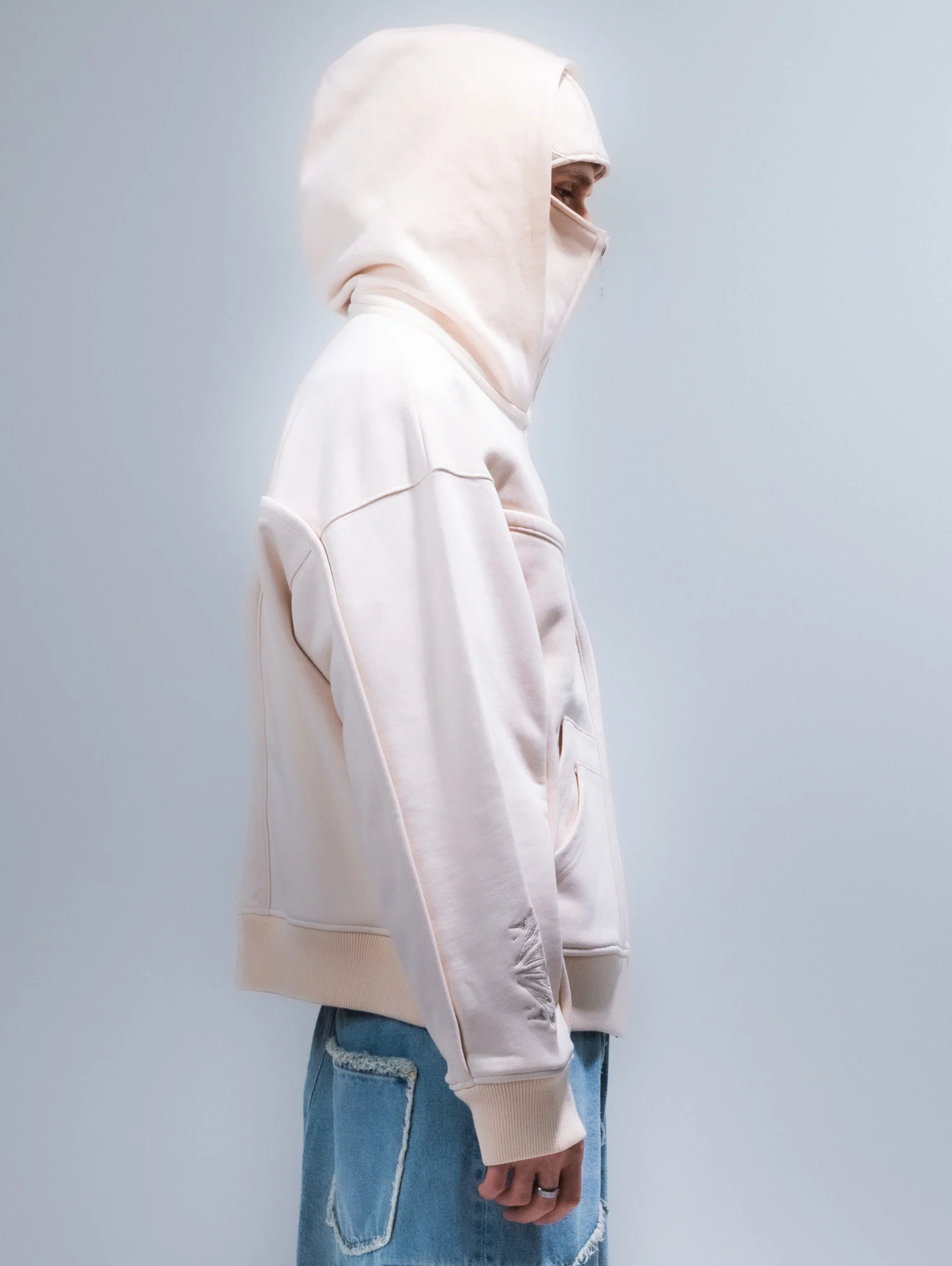 Beige Phantom Hoodie - Image 5