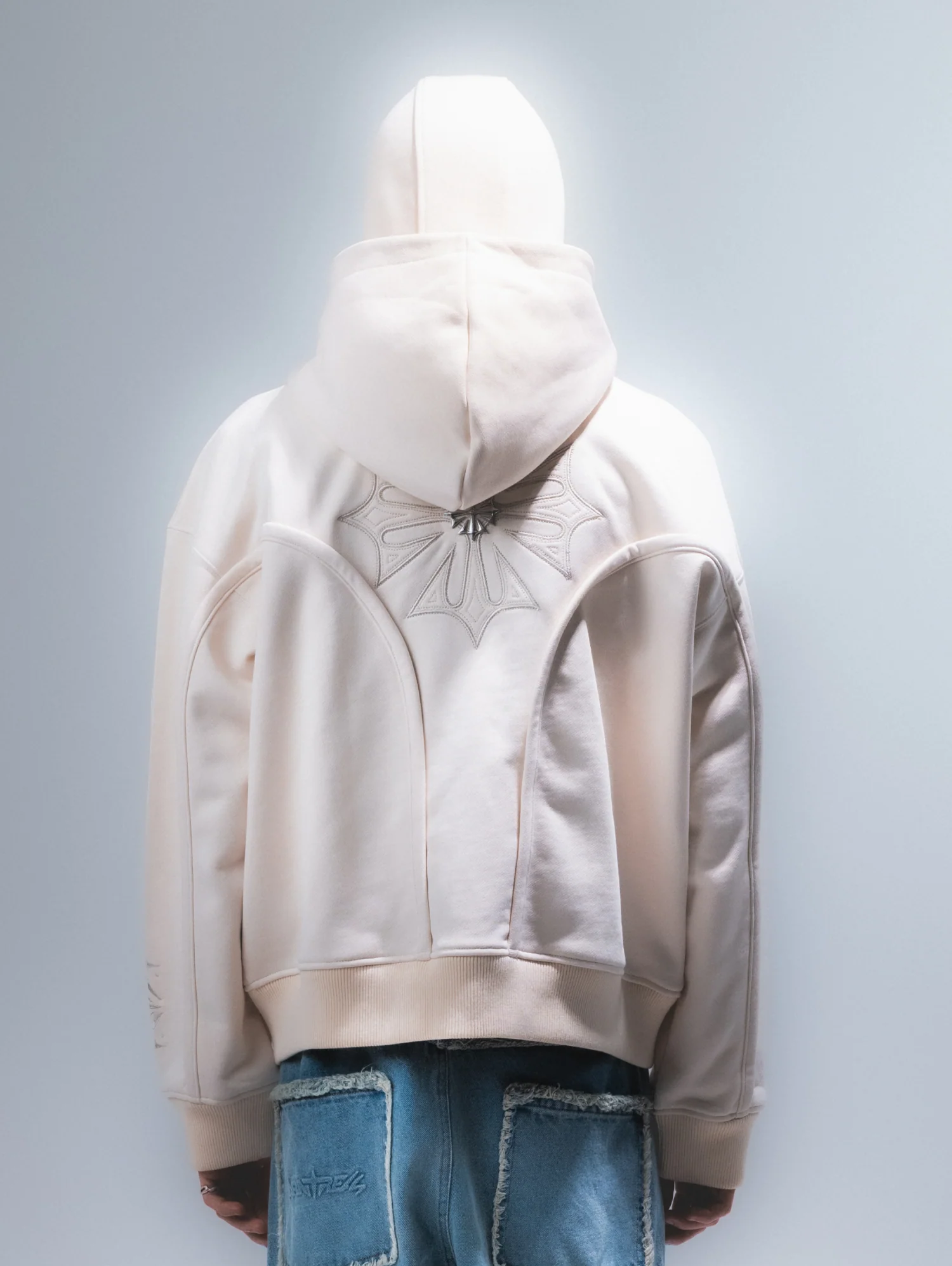 Beige Phantom Hoodie - Image 6