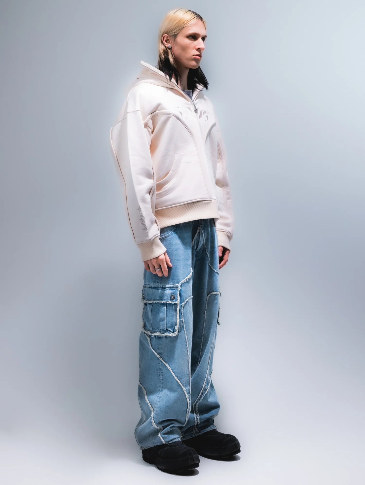 Beige Phantom Hoodie - Image 7