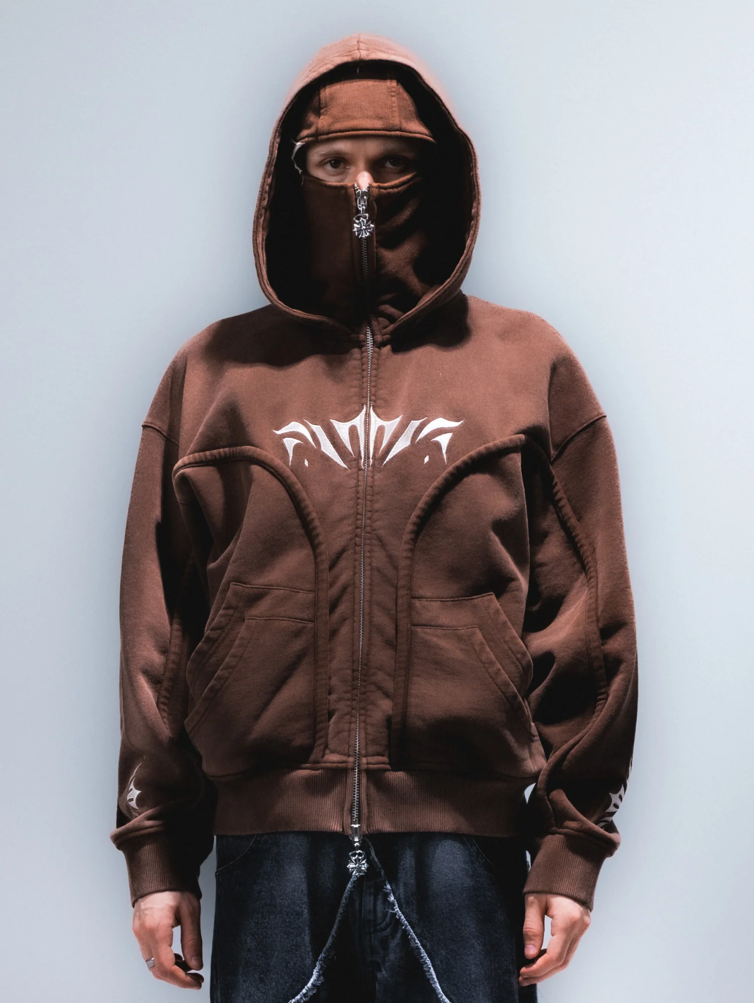 Wash Brown Phantom Hoodie - Image 10