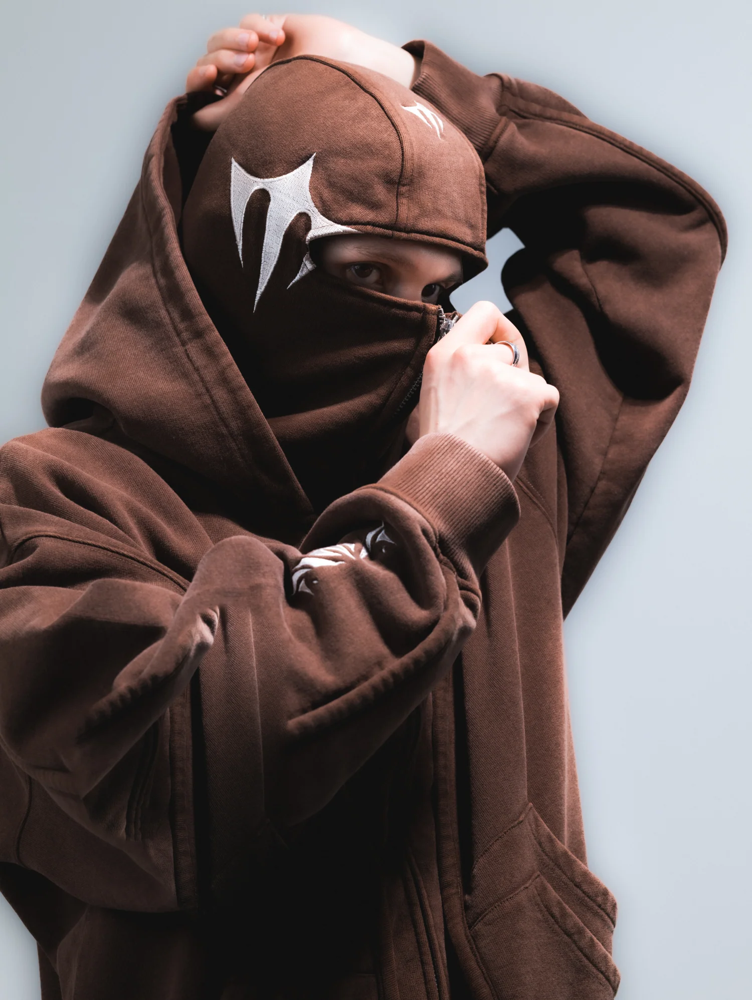 Wash Brown Phantom Hoodie - Image 12