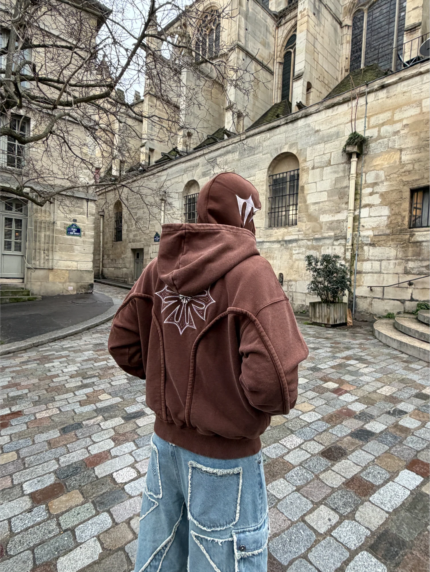Wash Brown Phantom Hoodie - Image 14