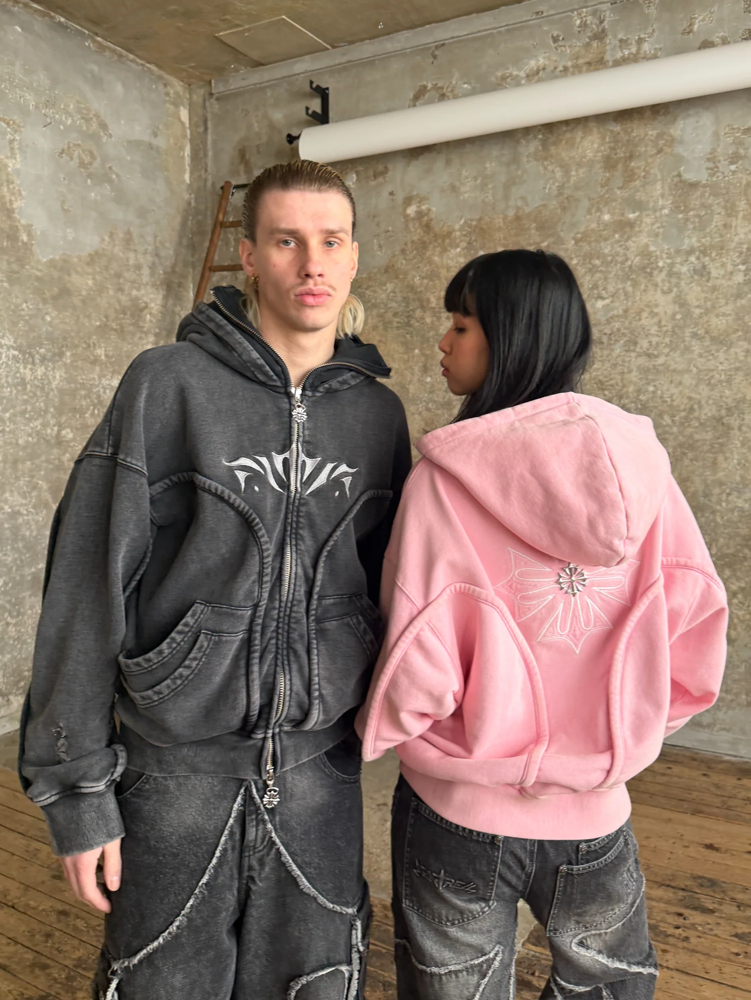 Wash Pink Phantom Hoodie - Image 10