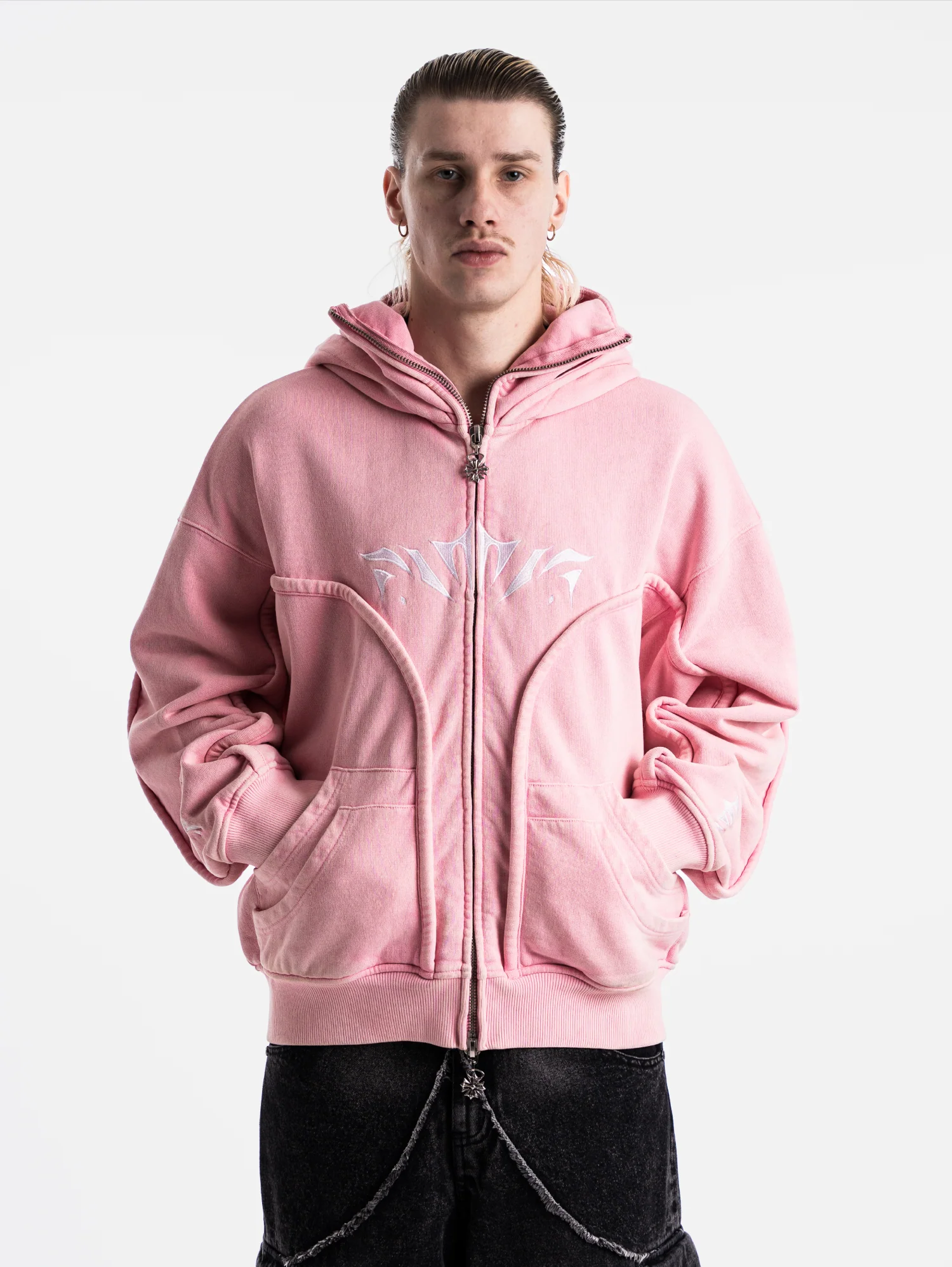 Wash Pink Phantom Hoodie - Image 3