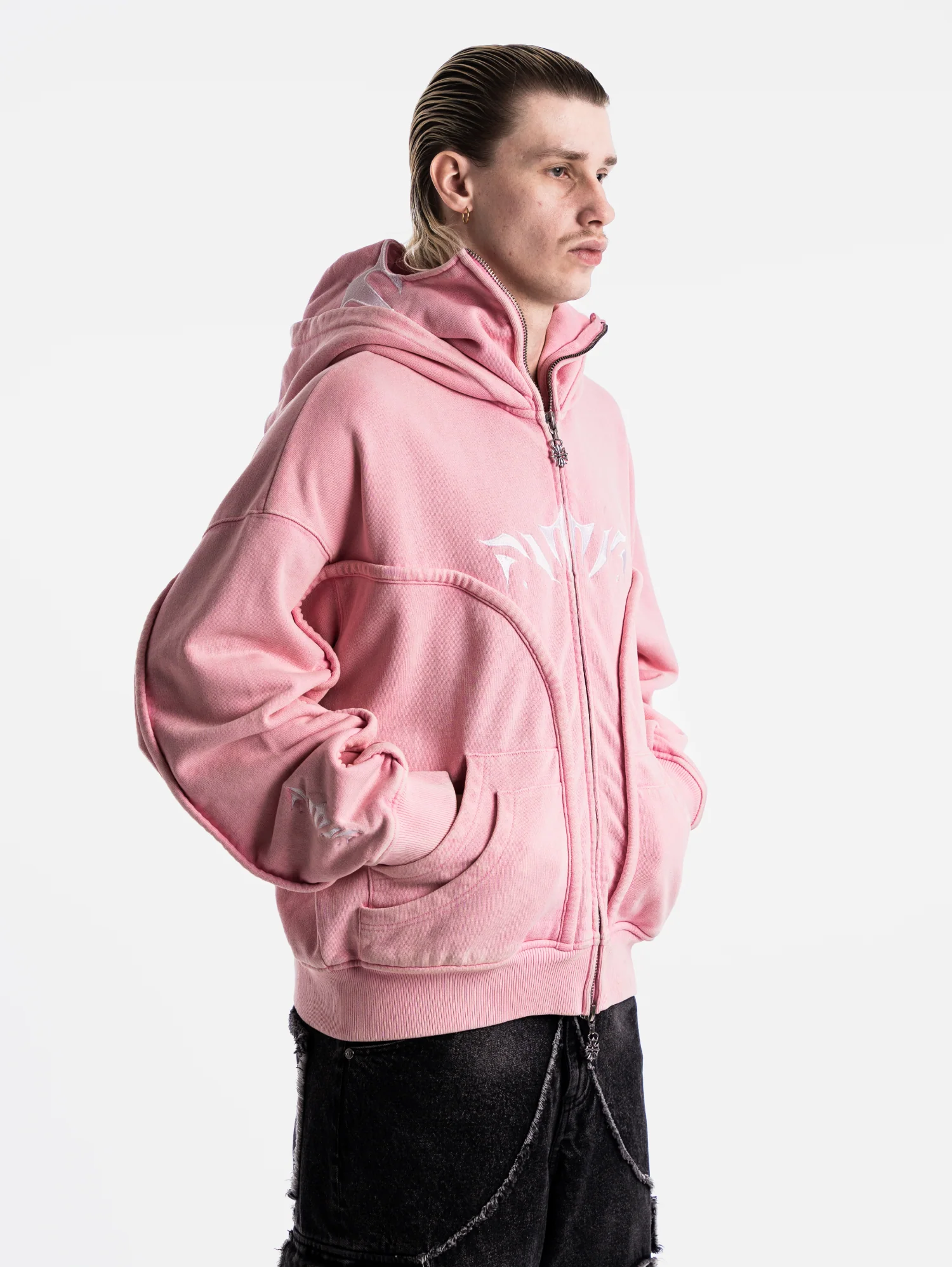 Wash Pink Phantom Hoodie - Image 4