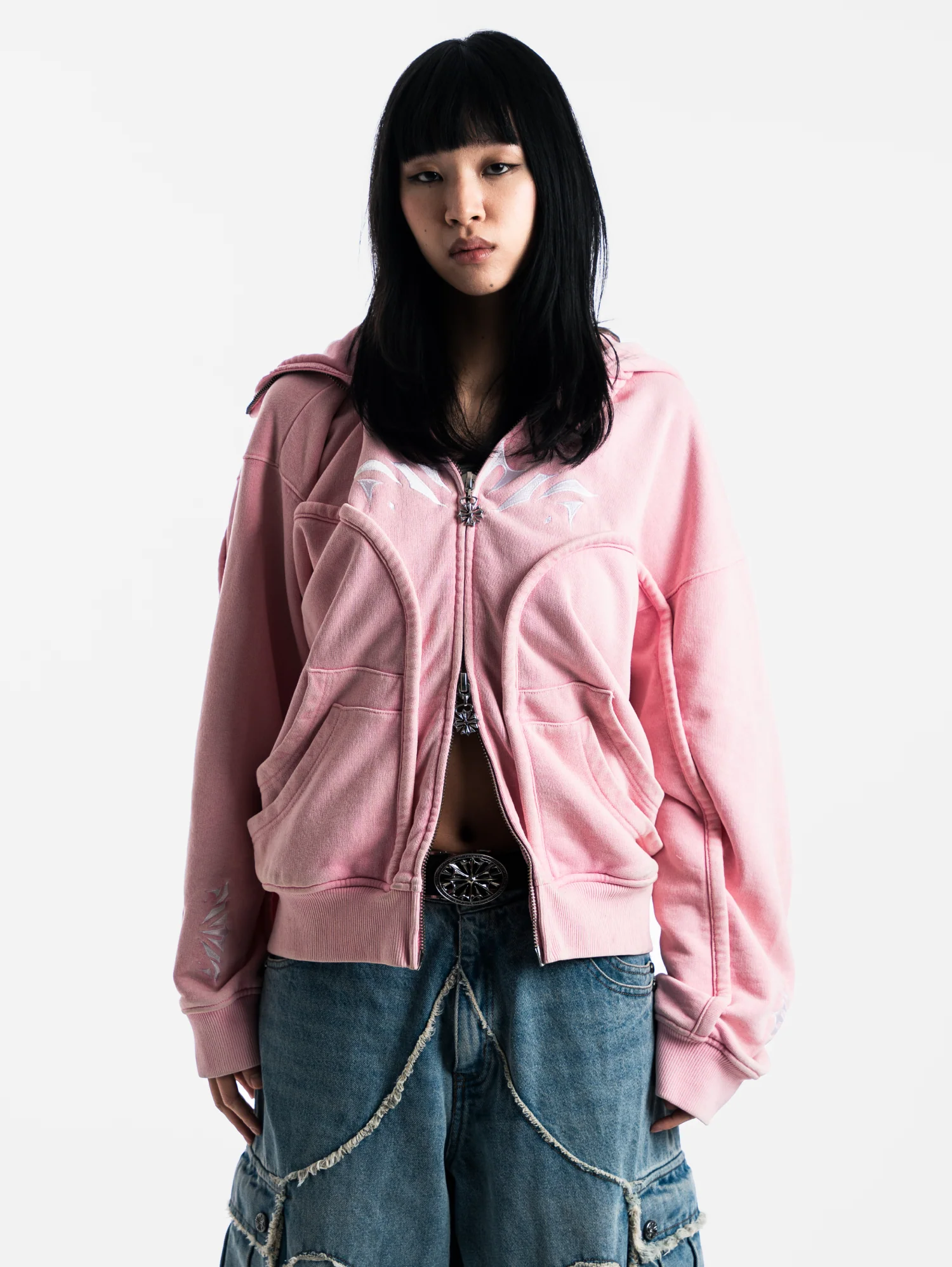 Wash Pink Phantom Hoodie - Image 5